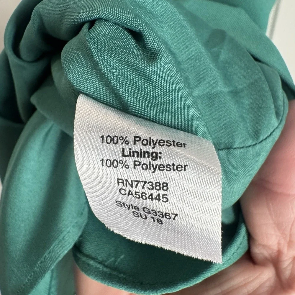 J. Crew Factory Scalloped Cami‎ Top Kelly Green Women's Size 6